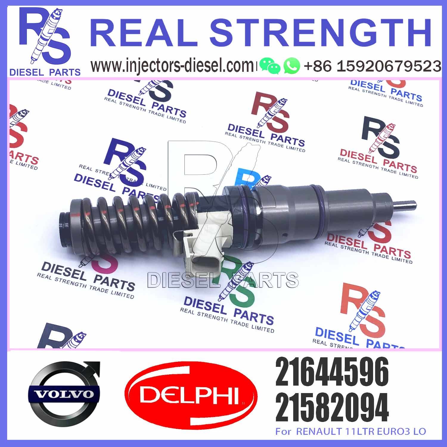 EUI Unit 4 Pins Diesel Fuel Injector 21644596 Common Rail Injector BEBE4D35001 BEBE4D04001 For RENAULT MD11
