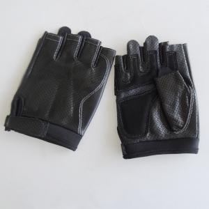 Quality Outdoor Fingerless Leather Driving Gloves Customized Size Designs Eco - Friendly wholesale