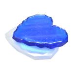 Eco Friendly Silicone Resin Mold Heart Shape Silicone Coaster Mold For Resin