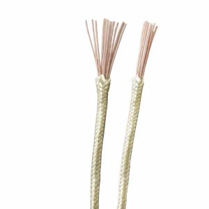 Quality PTFE high temperature Insulated Fiberglass Braided Wire Heat Resistant wholesale