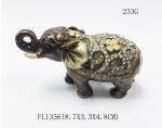 Elephant trinket jewelry box petwer metal jewelry box display box