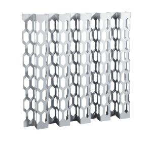 Quality Board Close Packed Fecades Composite Hollow Art Building Materials Flat Seam Ceramic Hyperbolic Curtain Wall Aluminum wholesale