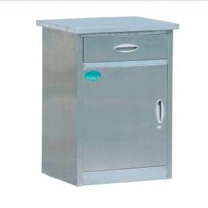 Quality Stainless Steel Hospital Bed Accessories Bedside Tables Tool Cabinet With Shelf wholesale