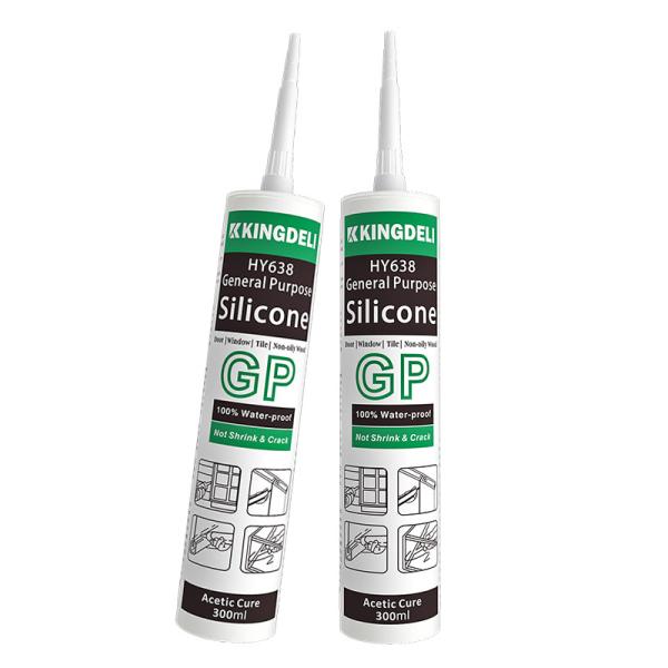 Chemical Resistance Acetic Silicone Sealant RTV Construction Glass Adhesive
