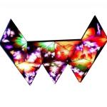 3D effect full color led dj booth