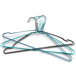 Quality Multi Color Coating Pants Bar 16 Inch Clothes Wire Hanger wholesale