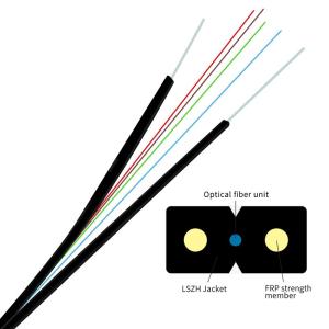 Quality A2 Flat Fiber Optic Indoor FTTH Drop Cable G652D G657a1 1-12 Core wholesale