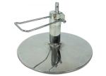 Chrome Steel Barber Chair Accessories Round Hydraulic Base With 1 Year Warranty