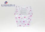 Trapezoid Shape 0.3mm Clear Plastic Box Packaging Reusable Offset Printing