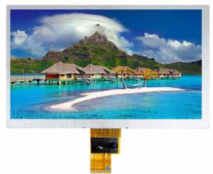 Quality 280 Nit 40 Pins TFT LCD Color Monitor LVDS Display 7 Inch 1024x600 wholesale