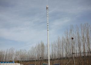 Quality Monopole Microwave Telecom Steel Tower Hot Dip Galvanization / Painting Surface wholesale