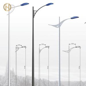 Quality Tapered Octagonal Galvanized Steel Street Light Pole Steel Lamp Pole wholesale
