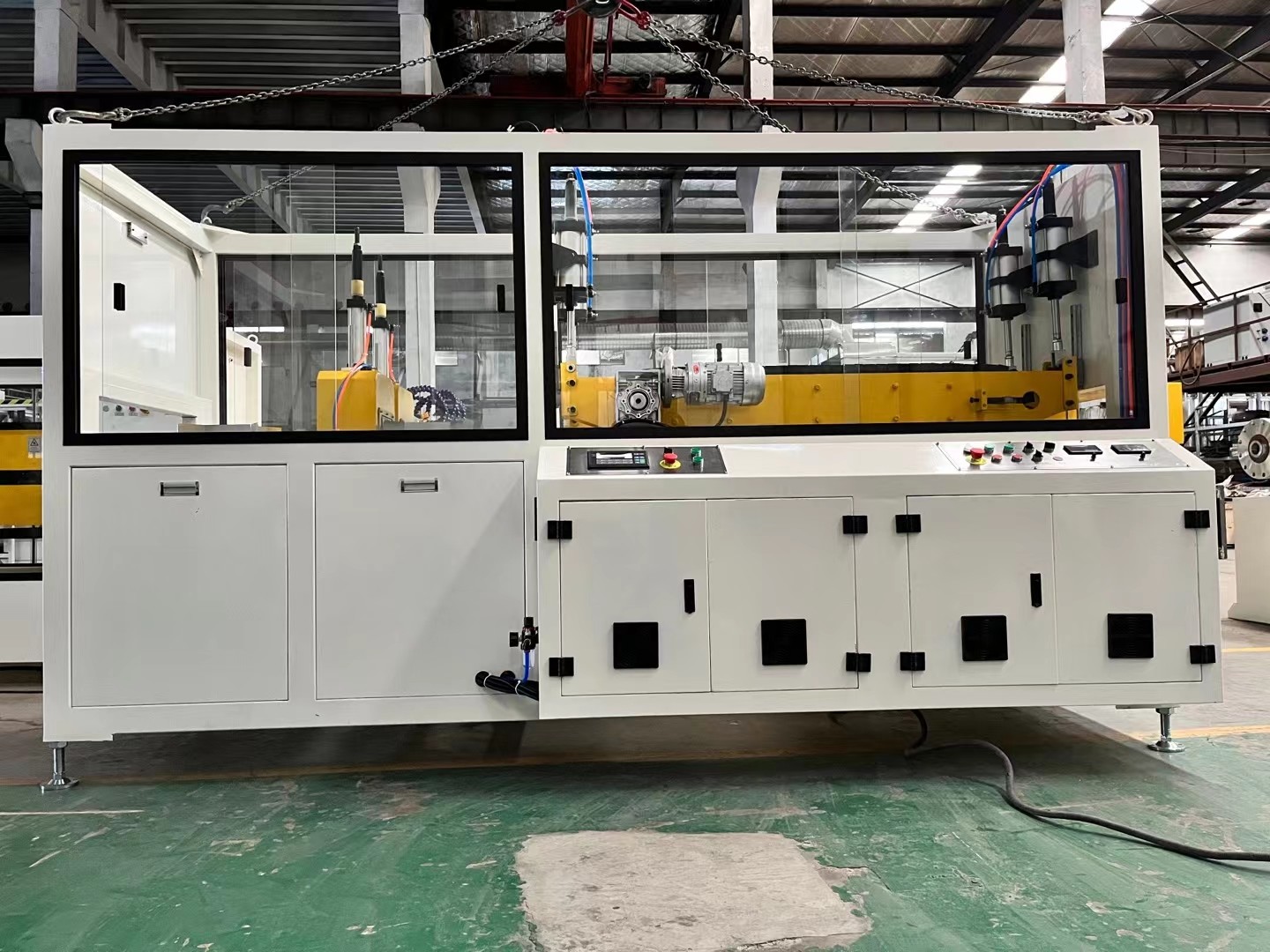 PVC WPC Panel Machine Interior Decoration Cladding Ceiling Roofing Tiles Extrusion Production Line