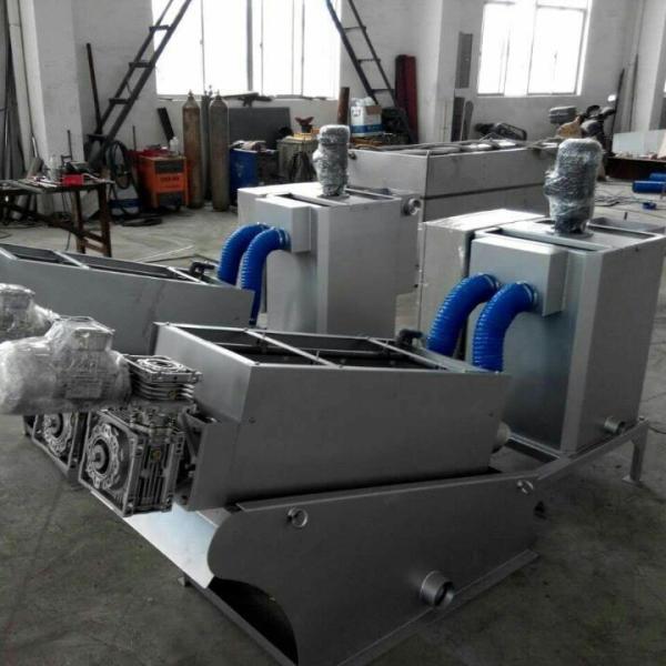 4.5m3/h Screw Press Sludge Dewatering Machine , Chemical Sludge Dewatering