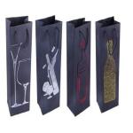 black wine paper bag red wine gift bag two bottle wine shopping bag