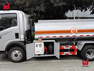 Quality CDW 6 Wheel 4x2 Oil Tanker Truck 4000l Fuel Tank Truck wholesale