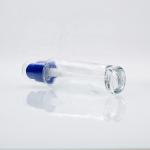 Empty 33ml Liquid Foundation Bottles Cosmetic Glass Bottle Bule Pump Cap