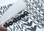 Monochrome Letters PET 3D Silicone Heat Transfer Label Eagle Pattern