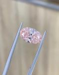 Oval Shape Lab Grown Cherry Pink Diamonds 2.1ct-3.0ct With IGI Certification