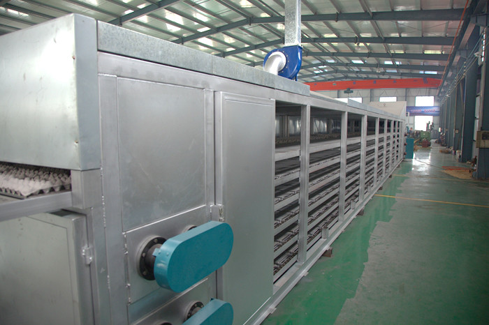 4000pcs/h 8 sides rotary type automatic egg tray machine with 6 layer drying line