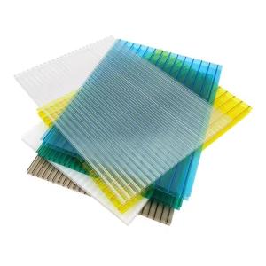 Quality 5mm Anti UV Translucent Polycarbonate Hollow Sheets Waterproof Durable wholesale