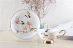11oz Smooth Personalised China Tea Cup Afternoon Tea Set Edge Chip Resistance