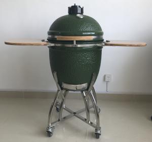 Quality Smoker Lighter Garden Ceramic Green 22 Inch Kamado Grill wholesale