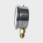 63mm Brass Tube Glycerin Pressure Vacuum Gauge Stainless Steel Case