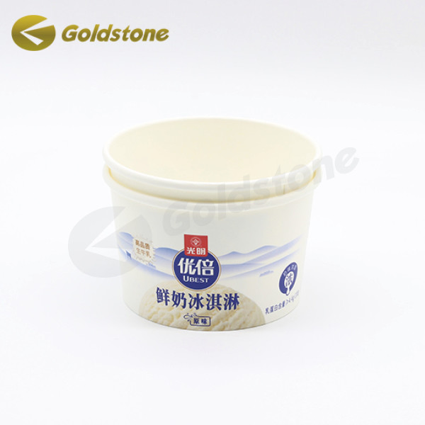Food Grade Paper Ice Cream Bowls 8 Oz Ice Cream Containers Various Paper Weights