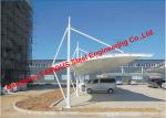Europe Standard Certified Curved Tensile Membrane Structural Car Parking Tention