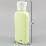 Flat Light Green 20mm 80ml Recycled Plastic Bottles