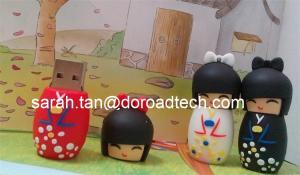 Quality High Speed Cute Cartoon Shape 3D Soft PVC USB Flash Disk, USB Flash Drives wholesale