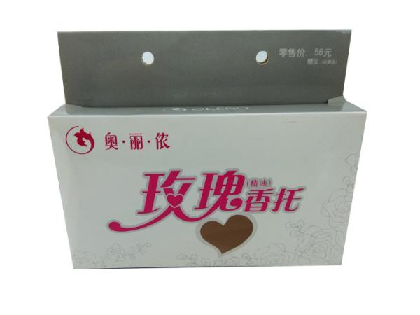 Heart Shape PVC Window Gloss Lamination Custom Design Cardboard Paper Cosmetic