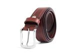 Cowhide 3.5cm Mens Leather Dress Belt Customized Color