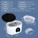 35W BSCI Ultrasonic Cleaning Bath 600ML Stainless Steel With Digital Timer