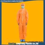 Chemical Resistant Disposable Cleanroom Coverall , Custom Disposable Dust Suits