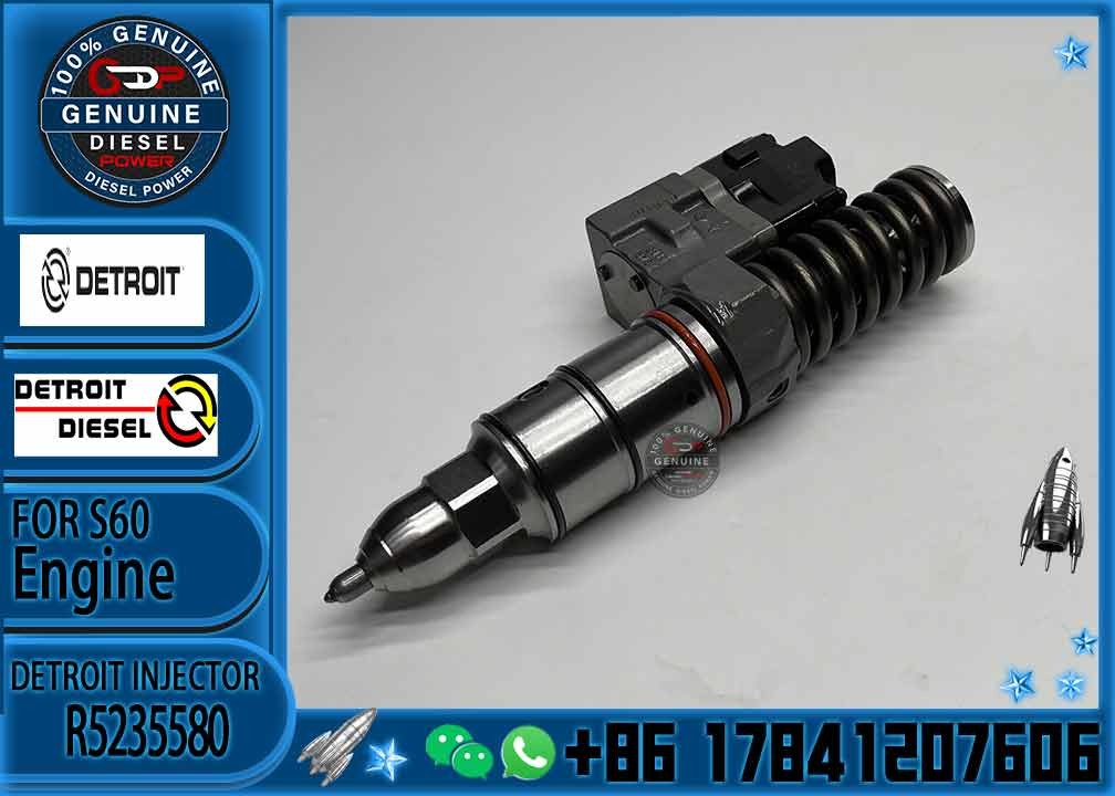 Common Rail Diesel Fuel Injector R5235580 For Detroit Series 60 S60 12.7L Diesel Engine