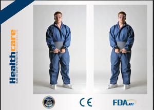 Quality Type 5 / 6 Disposable Protective Coveralls , Chemical Resistant Coveralls Disposable wholesale