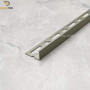 Quality 12mmx22mm Metal Tile Profile Trim Ceramic Tile Edging Strips wholesale