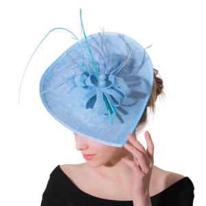 Quality Sinamay Base and Feather Fascinator Hat Shipping Worldwide with DHL UPS FEDEX EMS TNT wholesale