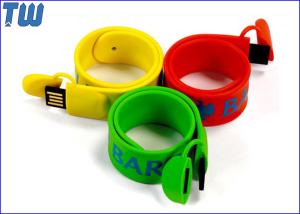 Quality Fashion Silicon Clap Wristband 8GB 16GB Thumb Drive for Kids wholesale