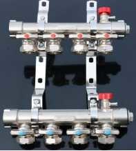 Quality Automatic Air Removal Central Heating Manifold , Water Supply Manifold A9 wholesale