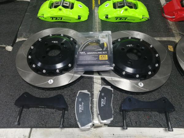 Forged Caliper Front 4 Piston Brake Kit 355x28MM Rotor For BMW MINI COOPER F54