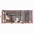Customized Color Steel Frame 20ft Prefab Container Clothing Store Kiosk Booth