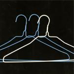 Heavier Clothing Metal Coat Hangers , Dry Cleaning Shops Shirt On Hanger