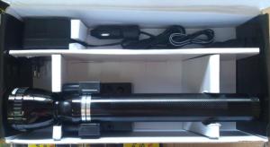 Quality 12'' 3W Cree leds rechargeable battery bright torch FLT04 wholesale