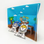Hollow Sheet Photo Booth Background Hand Carry Toys Presentation Booth