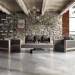 Mahogany Leg Large Sectional Sofas