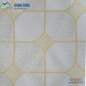 Quality 238 Golden PVC gypsum ceiling tiles wholesale