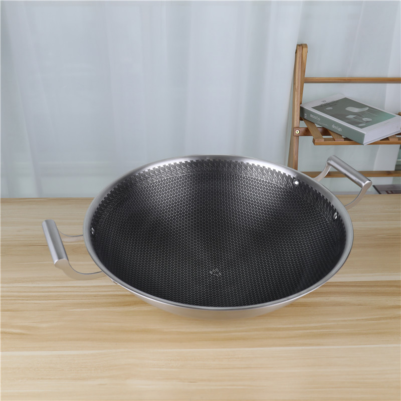 Compound Stovetop Frying Pan 42cm With Stainless Steel Cover